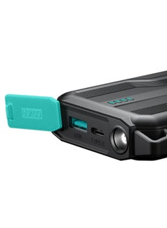JOYROOM 10000 mAh JR-L016 2.4A Power Bank with Built in 3in1 Cables Black  - Image 2