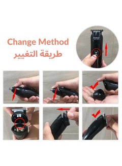 كيمي KM-600 مجموعة ماكينة الحلاقة سوبر 11 في 1 (النسخة السعودية)  - Image 3