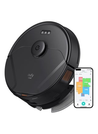 Clean X8 Pro Robotic Vacuum Cleaner, Twin-Turbine 2× 4,000 Pa Powerful Suction, Active Detangling Roller Brush, and iPath Laser Navigation for Pet Hair Deep Cleaning on Carpet 335 ml 50 W T2266 Black - pnsku/N70013556V/45/_/1697296116/75b87194-33b3-408b-903f-ab7b76819295