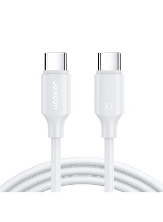 JR - S-CC060A9 60W Type-C to Type-C Fast Charging Data Cable 1m- White - pnsku/N70013573V/45/_/1697032891/02785cb0-cbf8-4918-b358-00e6ab955fb7
