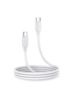 JOYROOM JR - S-CC060A9 60W Type-C to Type-C Fast Charging Data Cable 1m- White  - Image 3