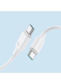 JOYROOM JR - S-CC060A9 60W Type-C to Type-C Fast Charging Data Cable 1m- White  - Image 2