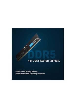 ذاكرة الوصول العشوائي DDR5 4800 ميجا هرتز، سعة 8 جيجابايت، زمن الوصول CL 40 CAS، UDIMM غير مخزن، 1.1 فولت، CT8G48C40U5 - pnsku/N70013584V/45/_/1697034639/85978bf5-8b60-4150-98a4-3e8ede1f1c76