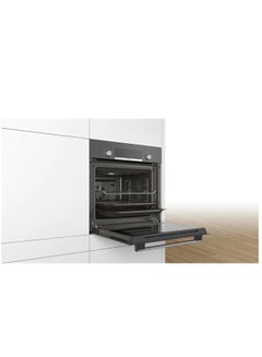 BOSCH Built-In Electric Oven 60Cm Capacity 66 Liter Electric Grill LED Display Control HBF514BH1T Grey  - Image 4