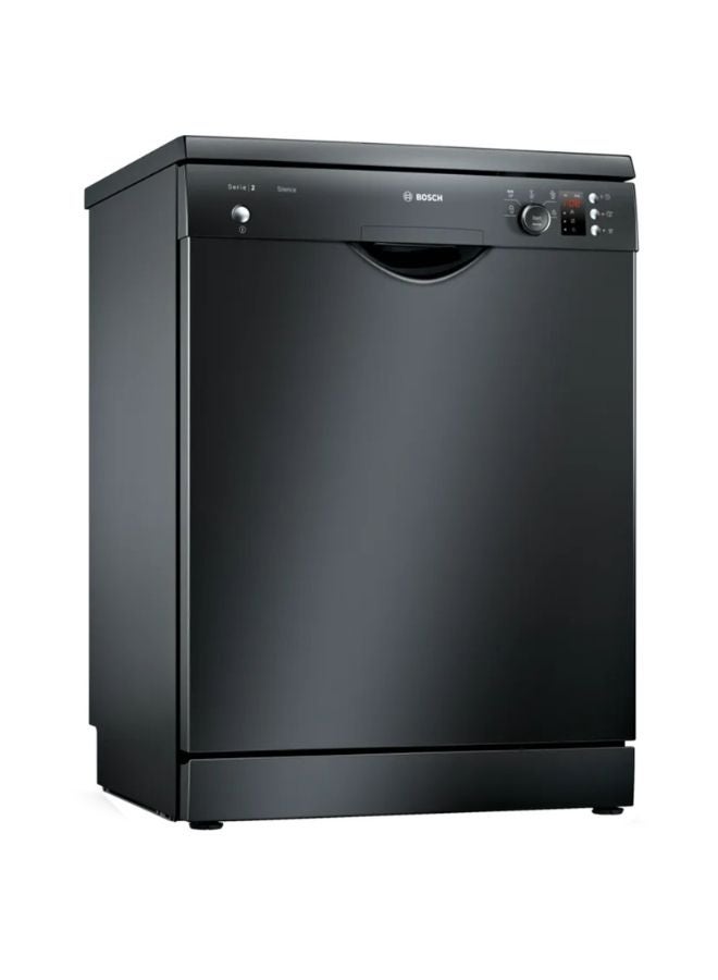 BOSCH Dishwasher Series 2 Free-Standing 12 Person 60 Cm 5 Programmers SMS25AB00V Black 