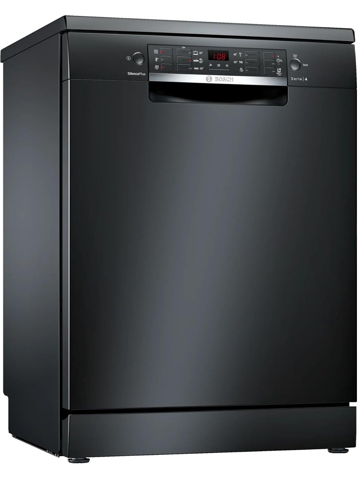 BOSCH Dishwasher Series 4 Freestanding 13 Person 60Cm 6 Programmers SMS46NB01V Black 