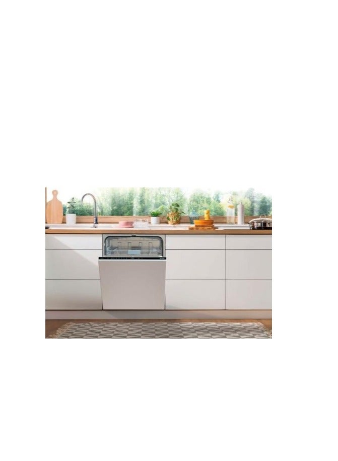 Gorenje Built In Dishwasher 14 Place Settings 60 Cm 6 Programmes Automatic Door Opening Touch Control GV642D61 White - Image 3