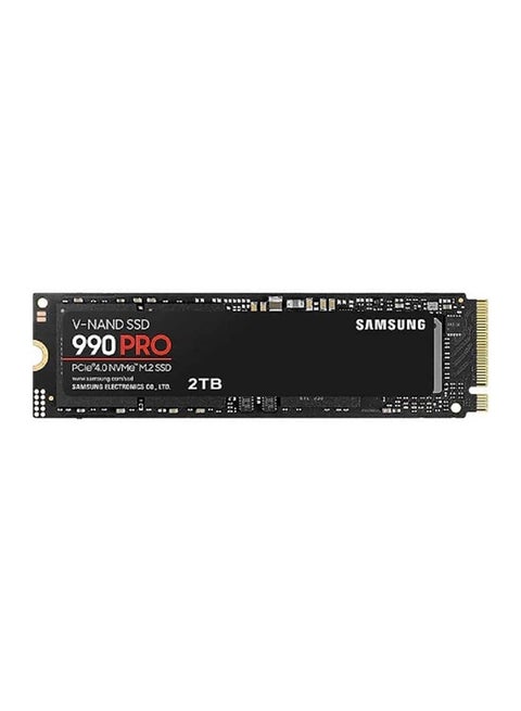 990 Pro 2 TB NVMe M.2 Internal SSD, PCIe Gen 4.0 x4, NVMe 2.0 Interface, 7450 MB/s Sequential Read Speed, 6900 MB/s Sequential Write Speed, 3.3 Voltage, V-NAND 3-bit MLC | MZ-V9P2T0BW 2 TB