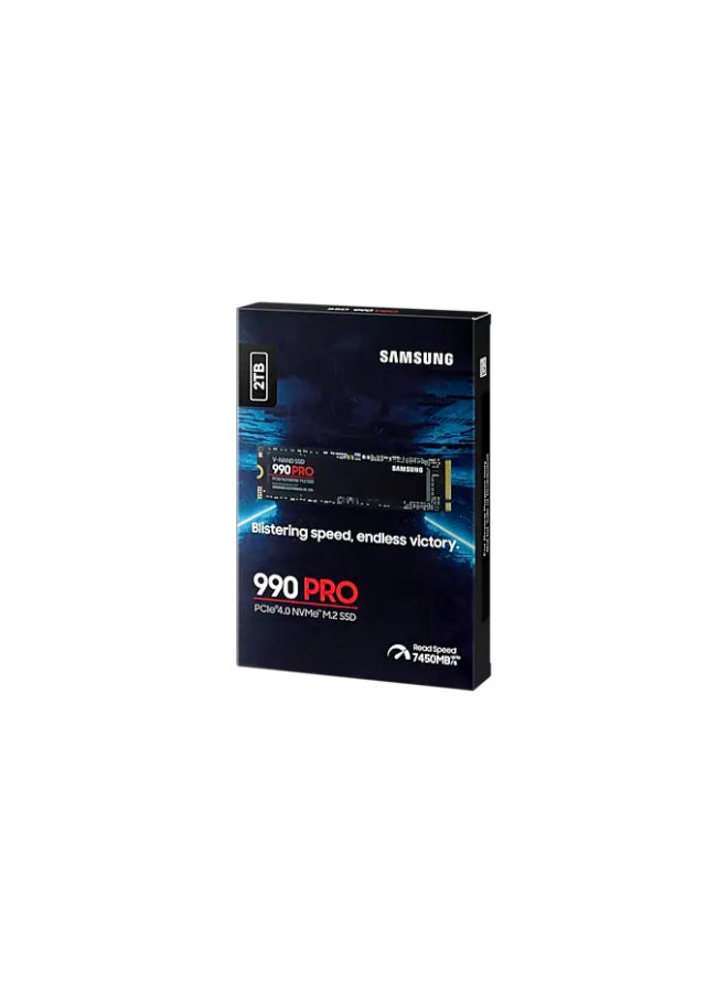 990 Pro 2 TB NVMe M.2 Internal SSD, PCIe Gen 4.0 x4, NVMe 2.0 Interface, 7450 MB/s Sequential Read Speed, 6900 MB/s Sequential Write Speed, 3.3 Voltage, V-NAND 3-bit MLC | MZ-V9P2T0BW 2 TB - pnsku/N70013630V/45/_/1732109010/66143696-ec1c-4d3c-9c05-69f781ca8ff8