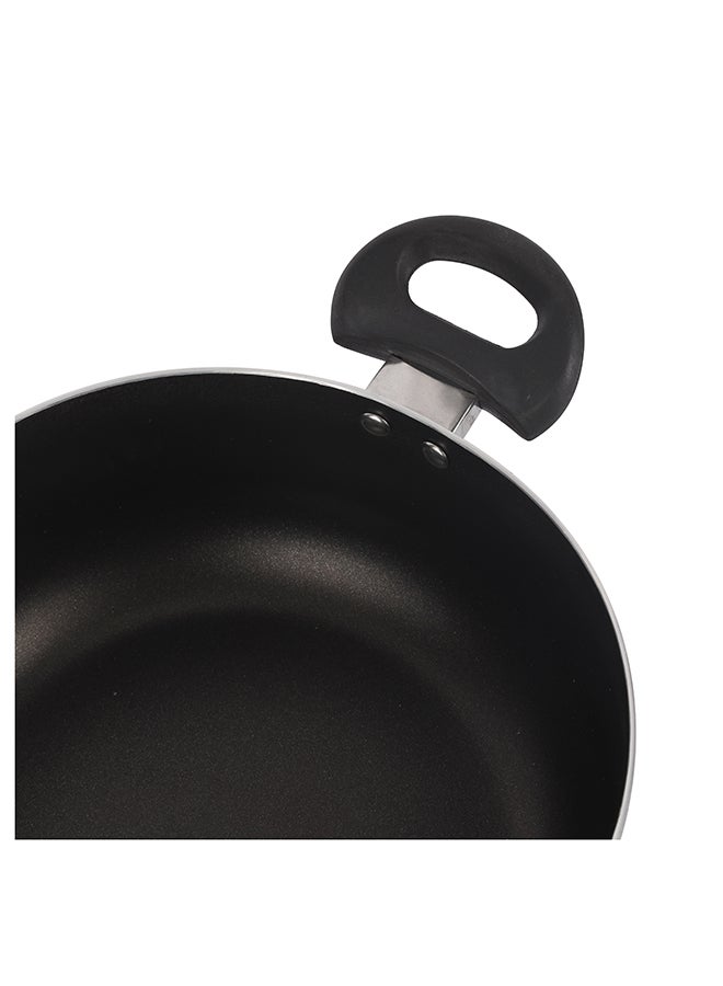Royalford - Royalford 7-Piece Non-Stick Press Aluminum Cookware Set- RF11953| Aluminum Body With 3-Layer Non-Stick Coating, CD Bottom, Bakelite Handles And Glass Lid Grey 53.5 X 12 X 31cm - Image 1