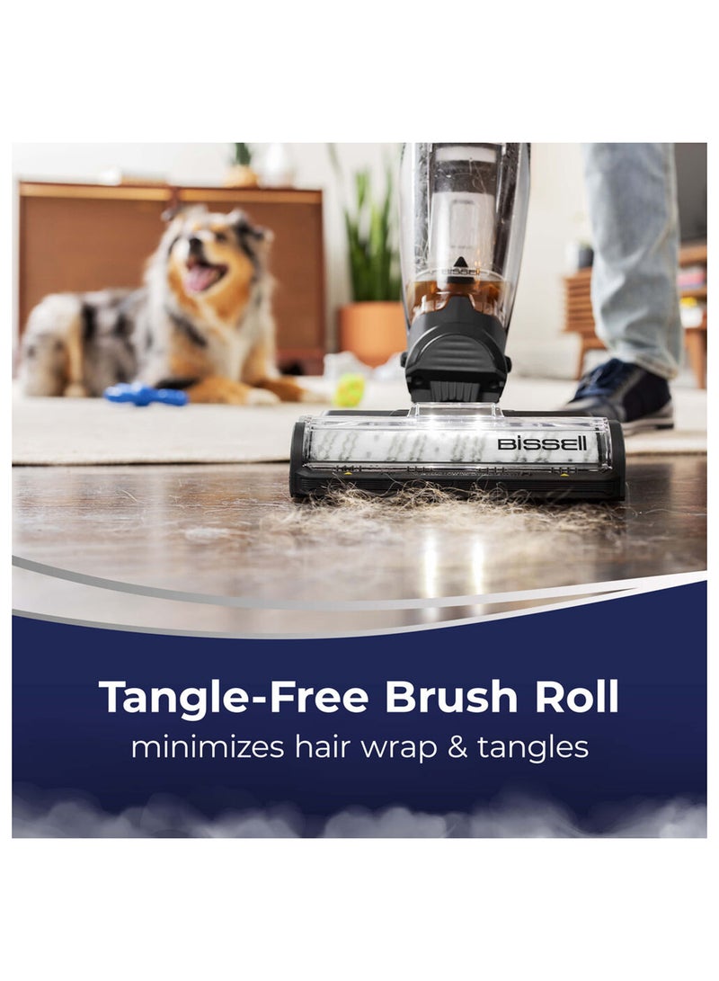 Bissell - CrossWave HydroSteam 3527E – Wet & Dry All-in-One Vacuum, Vacuum, Mop and Steam with the Power of Hydrosteam Technology. For use on Tiles, Wood Floors, Rubber Floor & Mats | 1100 W 3527E Titanium/Black - Image 1