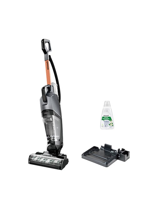 CrossWave HydroSteam 3527E – Wet & Dry All-in-One Vacuum, Vacuum, Mop and Steam with the Power of Hydrosteam Technology. For use on Tiles, Wood Floors, Rubber Floor & Mats | 1100 W 3527E Titanium/Black