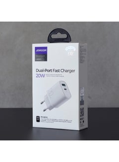 Joyroom fast charger USB-A QC3.0 / USB-C PD 20W white (L-QP2011) White - pnsku/N70013686V/45/_/1697081469/5b5726fd-925c-4652-afa3-31953c2672e5