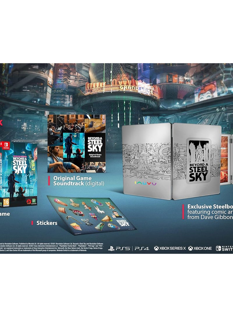 الحد الأقصى للألعاب Beyond A Steel Sky - إصدار Steelbook - بلاي ستيشن 5 (PS5)