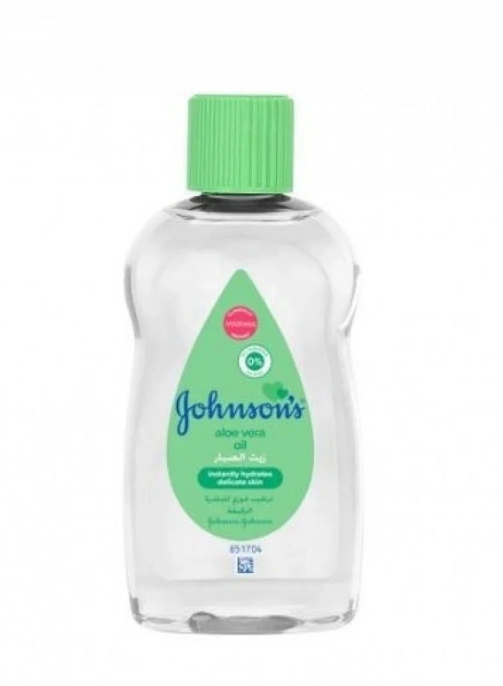 Johnson's - Aloe Vera Baby Oil-300Ml - Image 1