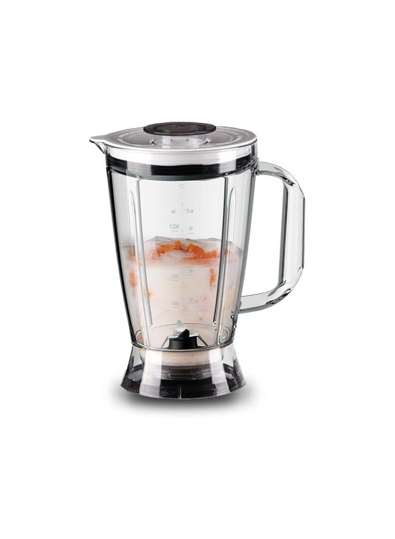 Braun Food Processor 8 in 1 System, 750 Watts, 2.1 L Bowl Capacity, 1.8 L Blender Capacity, 2 Speed Button and Pulse, Chop, Slice, Grate, Whisk & Puree - FP 0132 White 750 W FP 0132 white - Image 4