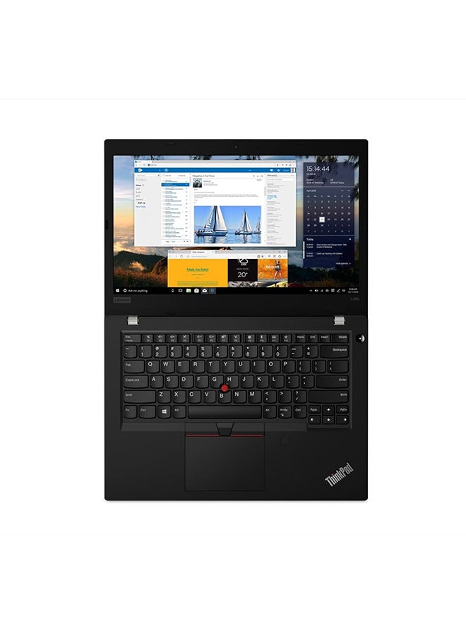 Renewed - ThinkPad L490 Laptop With 14 inch Display,Intel Core i7 Processor/8th Generation/16GB RAM/256GB SSD/Windows 10 Pro English Black