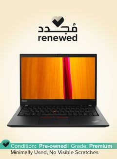 Lenovo Renewed - ThinkPad T495 Pro Laptop With 14 inch Display,AMD Ryzen 5/2GB Graphic Memory/16GB RAM/256GB SSD/Windows 10 Pro English Black  - Image 1