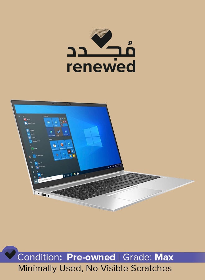 Renewed - Elitebook 850 G8 Laptop With 15.6-Inch FHD Display,Intel Core i5-11th Gen Processor/16GBRAM/DDR4/512 GB SSD Hard/Windows 10 Pro English Silver
