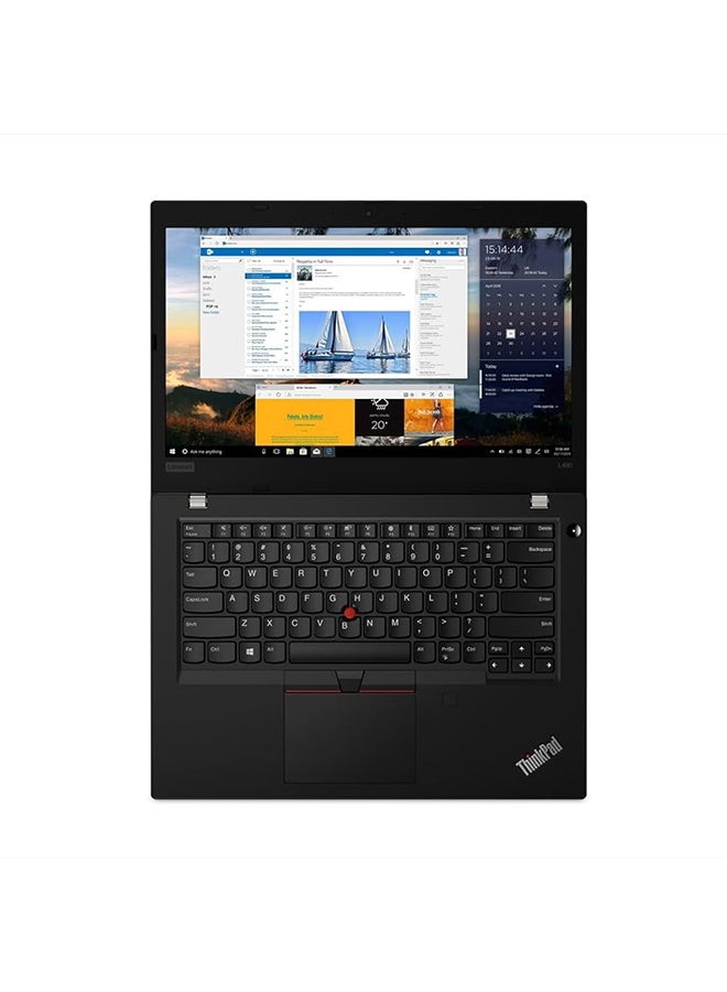 Lenovo - Renewed - ThinkPad L490 Laptop With 14 inch Display,Intel Core i7 Processor/8th Generation/16GB RAM/256GB SSD/Windows 10 Pro English Black - Image 1