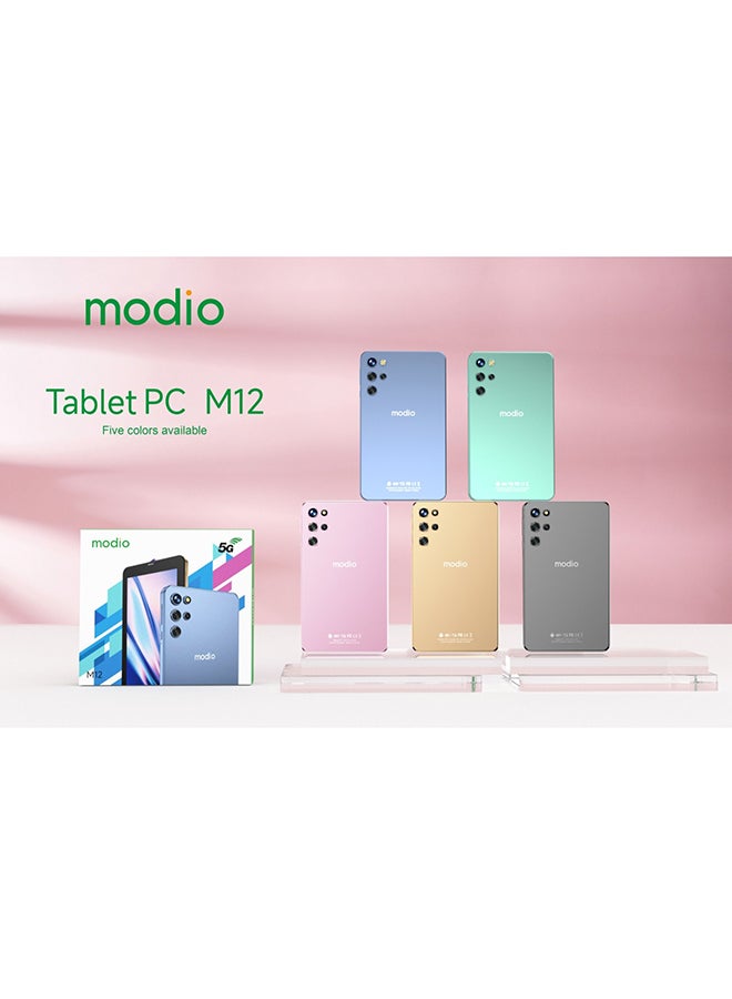 M12 7-Inch HD Display Dual SIM Blue 6GB RAM 256GB 5G - International Version