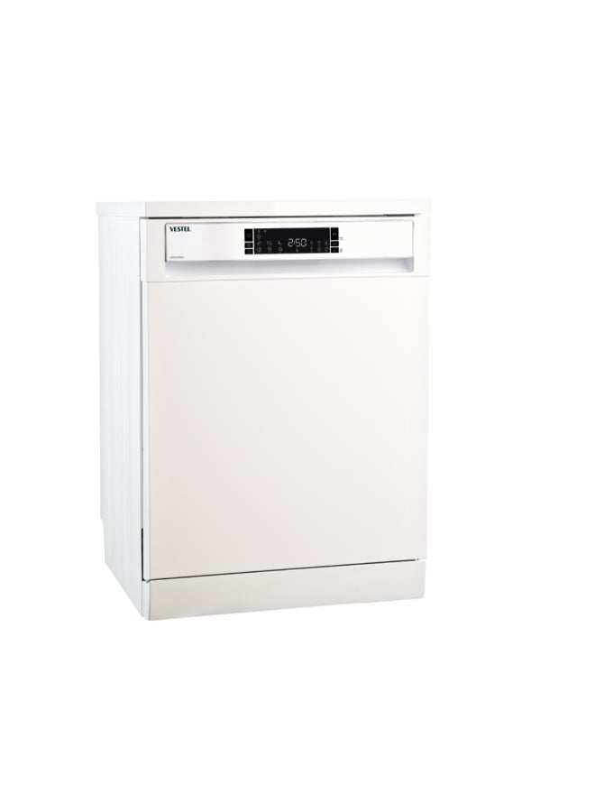 VESTEL Vestal Dishwasher, 14 Place, 7 Program, Turkey, 9 L DWA227B4W White - Image 3