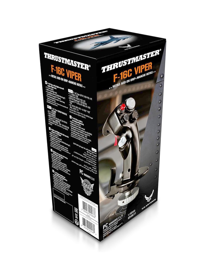 THRUSTMASTER - Thrustmaster F-16C Viper Hotas Add On Grip | Flight Game Controller | Joystick Add On |PC - Image 1
