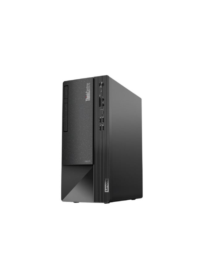 لينوفو - معالج Neo¬†50T¬†G3¬†Core i5‚Äì12400/ذاكرة وصول عشوائي 4G/محرك أقراص صلبة سعة 1 تيرابايت/DOS (بدون Windows)/ شاشة عالية الدقة مقاس 18.5 بوصة مع مدخلات HDMI وVGA أسود - Image 1