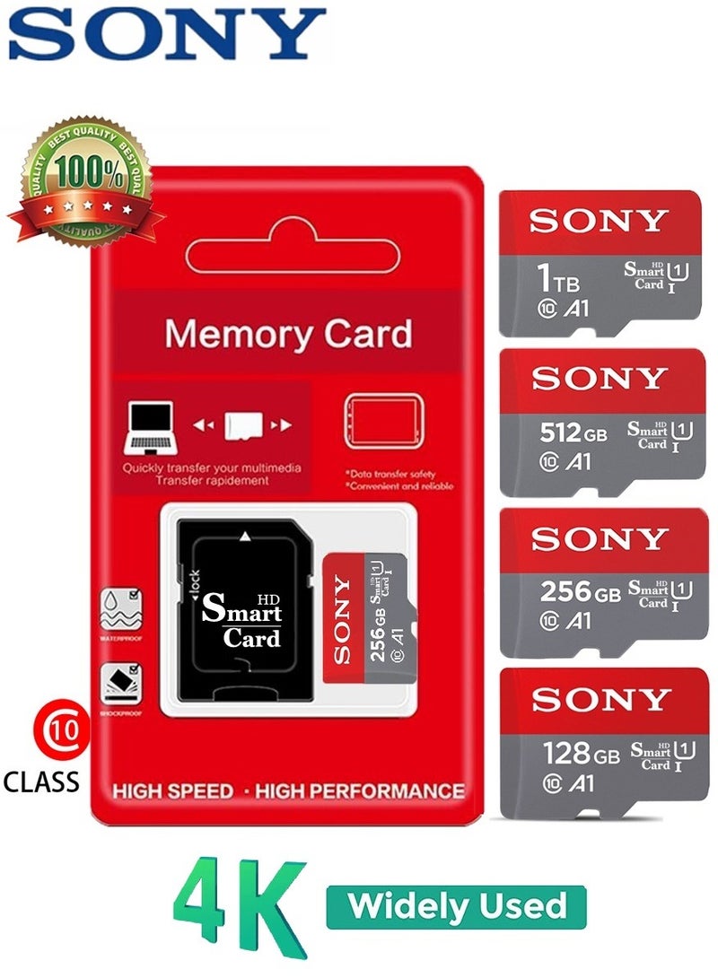 Sony - Ultra Fast Speed Micro Sd Memory Card Class 10 TF Flash Card 256 GB - Image 1