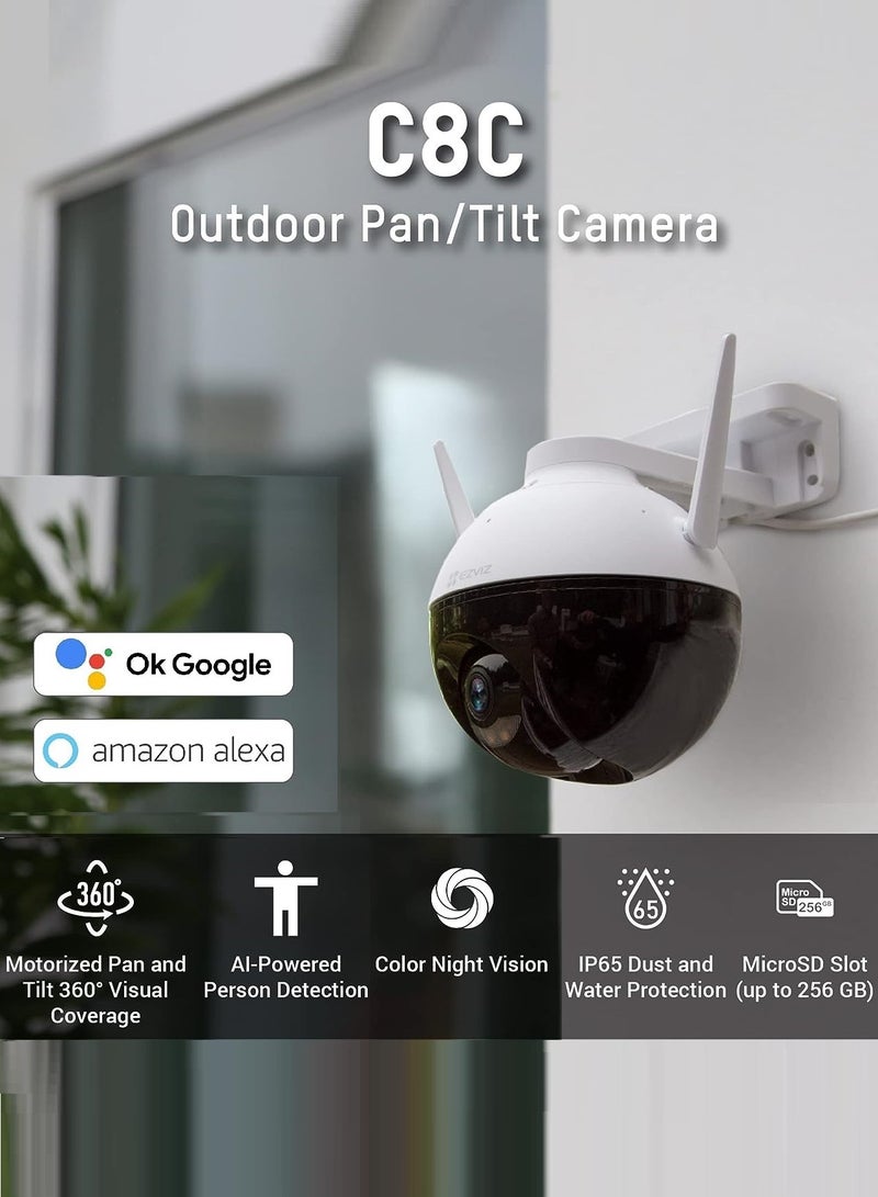 C8C 1080P WiFi Smart Home Outdoor Security Camera 6Mm