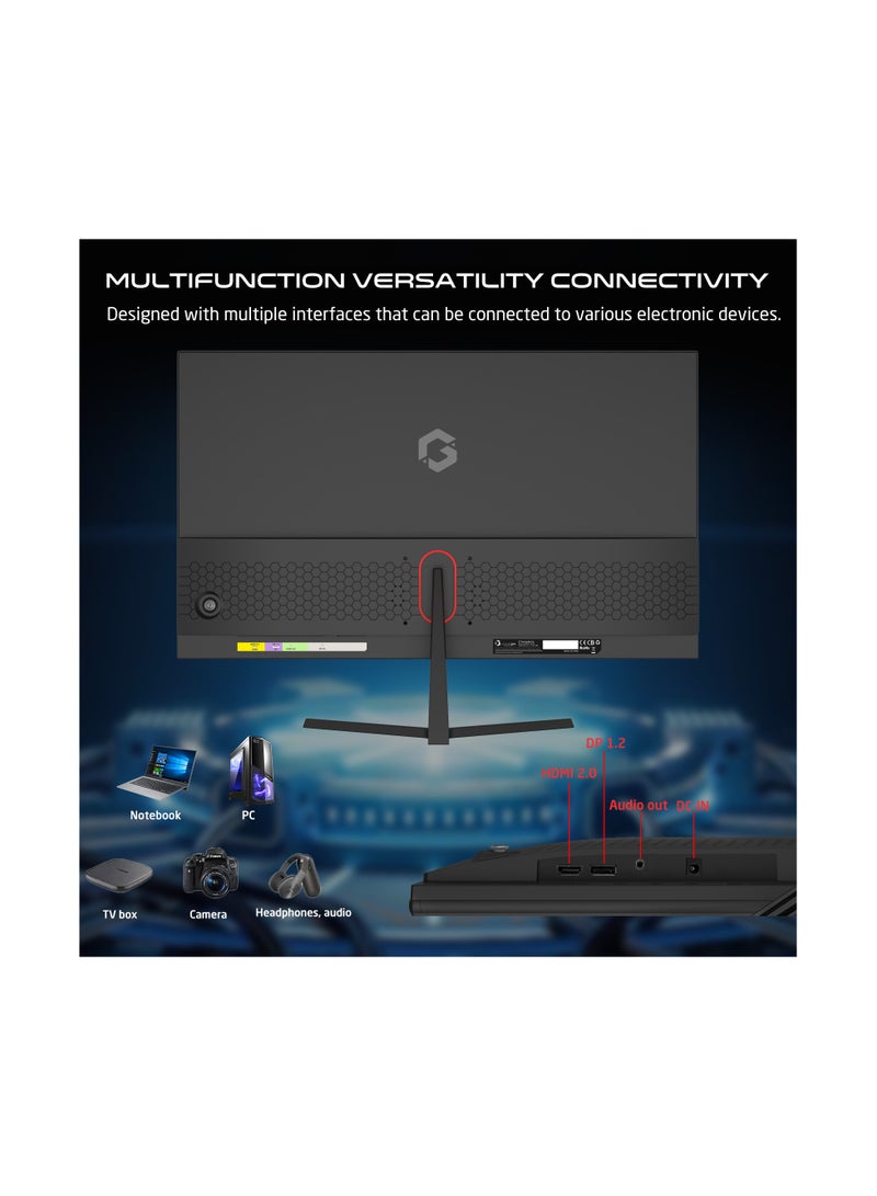 GAMEON 24-Inch FHD, 180Hz, 1 ms , HDMI 2.0 Gaming Monitor (Adaptive Sync and G-Sync Compatible)GOPS24180VA Black - Image 2