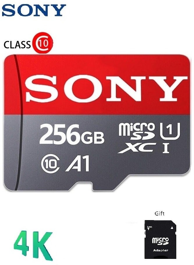 Sony Ultra Fast Speed Micro SD Memory Card Class 10 TF Flash Card Up To 98Mb/s With Adapter 256 GB - Image 1