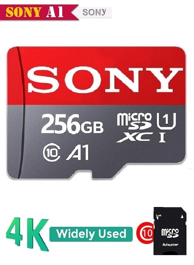 Sony Ultra Fast Speed Micro SD Memory Card Class 10 TF Flash Card With Adapter 256 GB - Image 1
