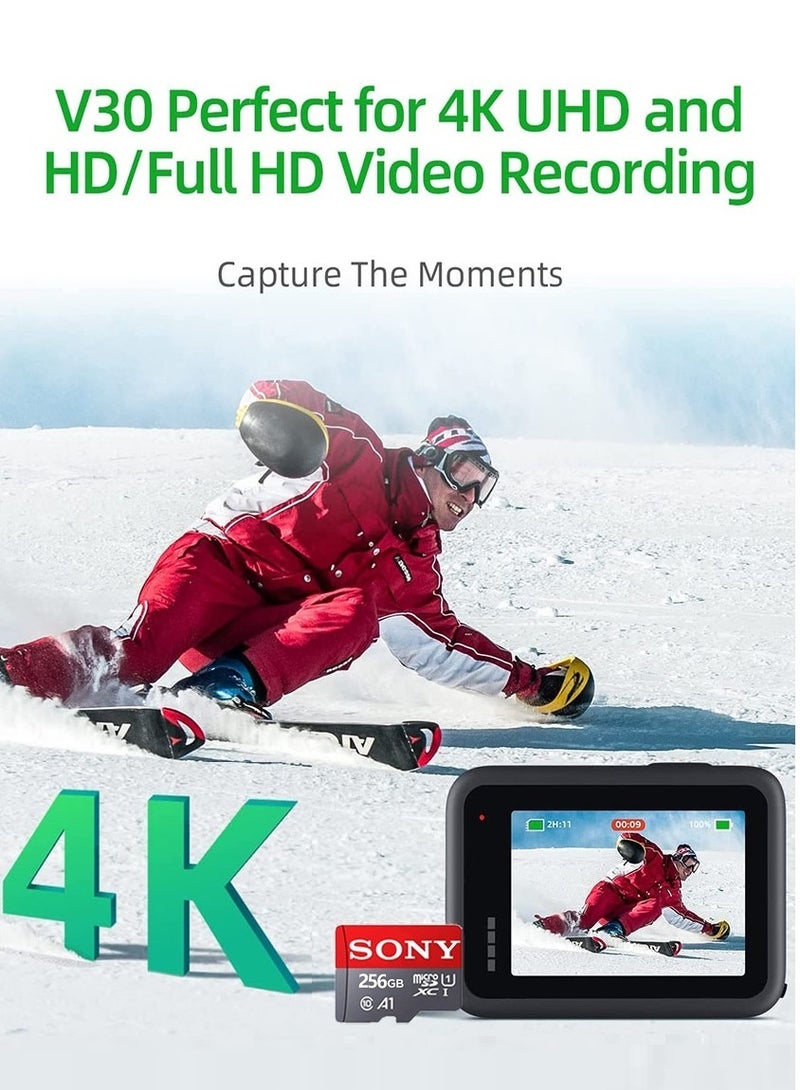 Sony Ultra Fast Speed Micro SD Memory Card Class 10 TF Flash Card With Adapter 256 GB - Image 5