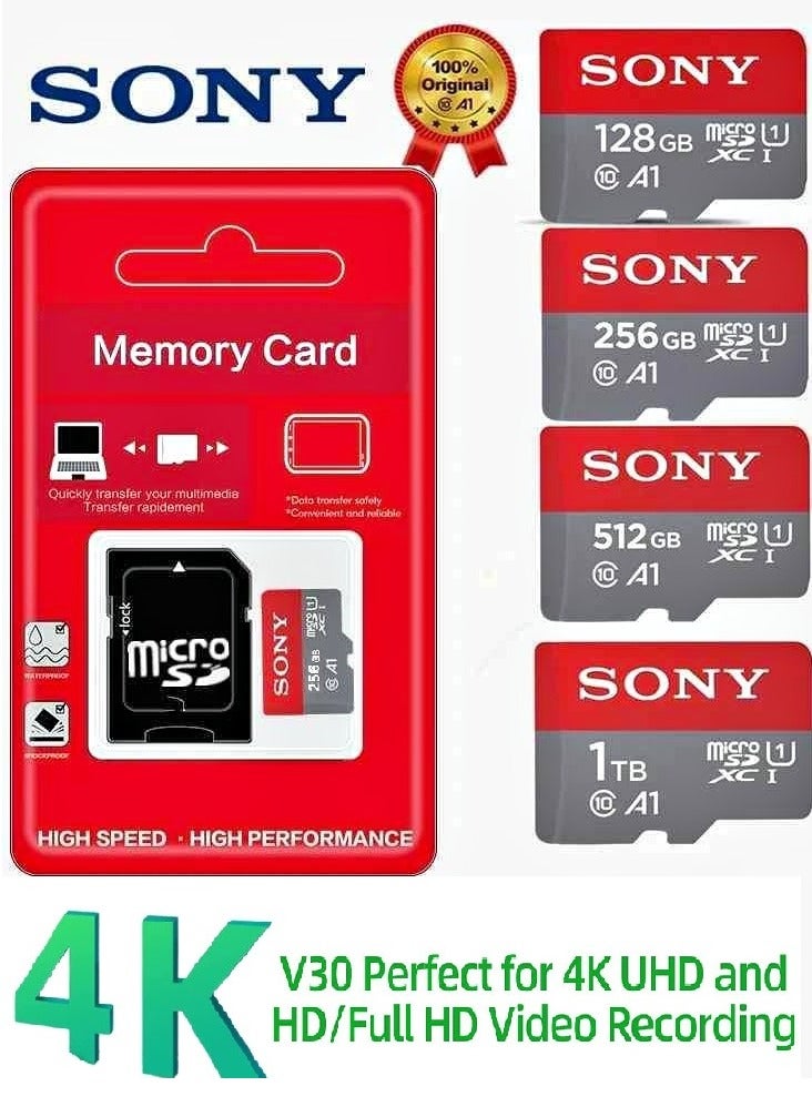 Sony Ultra Fast Speed Micro SD Memory Card Class 10 TF Flash Card With Adapter 256 GB - Image 3