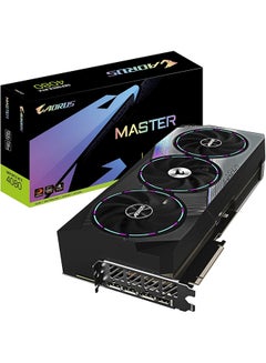 Gigabyte AORUS GeForce RTX 4080 Master 16G Graphics Card, 3X WINDFORCE Fans, 16GB 256-bit GDDR6X, GV-N4080AORUS M-16GD Video Card Black