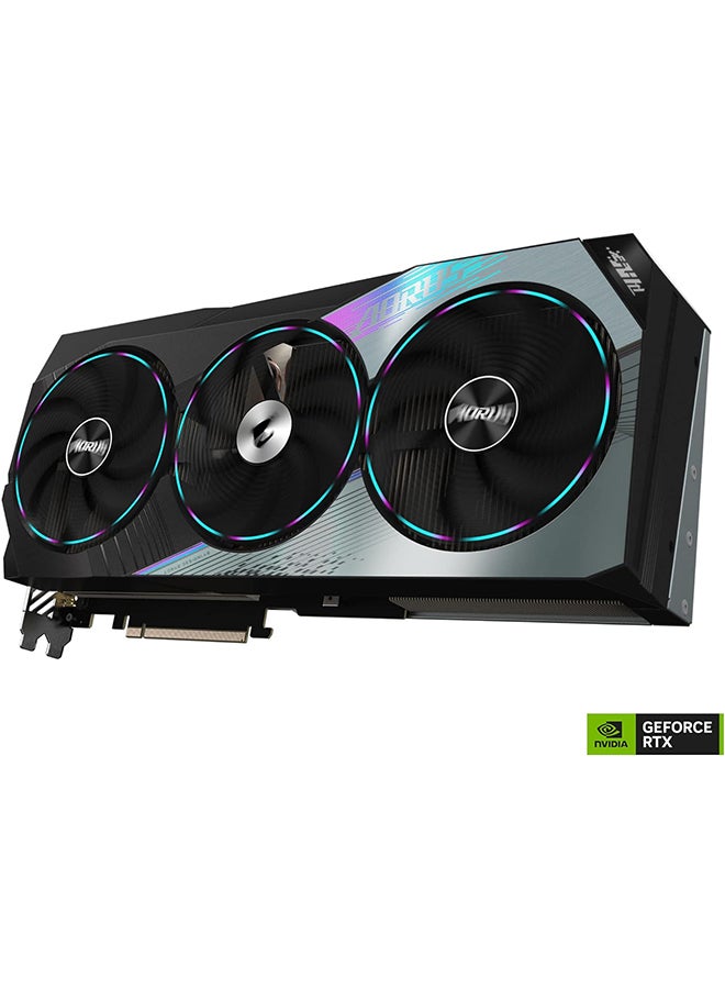 GIGABYTE - Gigabyte AORUS GeForce RTX 4080 Master 16G Graphics Card, 3X WINDFORCE Fans, 16GB 256-bit GDDR6X, GV-N4080AORUS M-16GD Video Card Black - Image 1