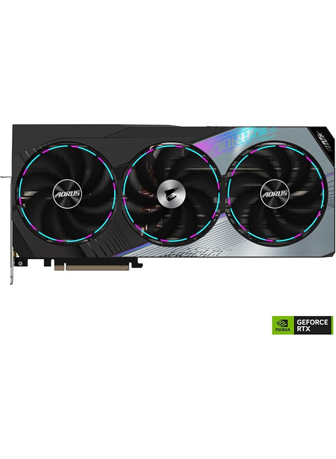 GIGABYTE - Gigabyte AORUS GeForce RTX 4080 Master 16G Graphics Card, 3X WINDFORCE Fans, 16GB 256-bit GDDR6X, GV-N4080AORUS M-16GD Video Card Black - Image 1
