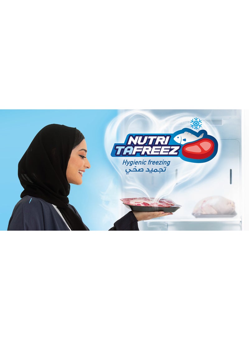 Panasonic 338L Gross Capacity - 308L Net Capacity, Premium Exterior Finish, Large Crisper With Humidity Control NR-TG353BUSU Silver - Image 3