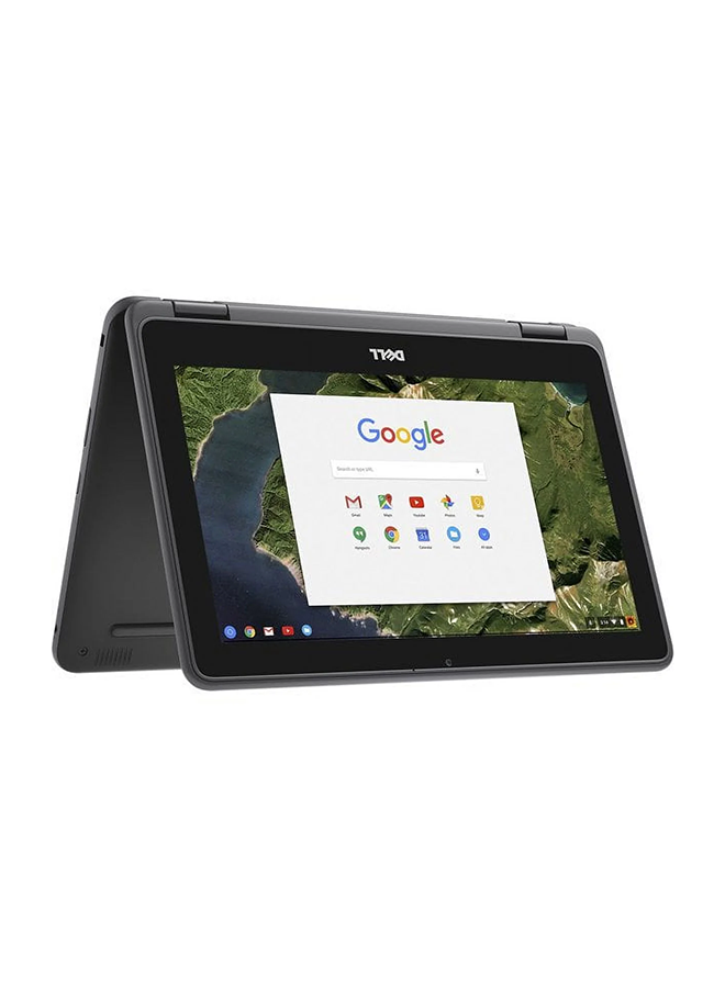 DELL - Renewed - Chromebook 11 3189 2NN30 Convertible Laptop With 11.6-inch IPS Touchscreen Display,Intel Celeron N3060@1.60Ghz Processor/4 GB RAM/32 GB SSD/Intel HD 400 Graphics English Black - Image 1