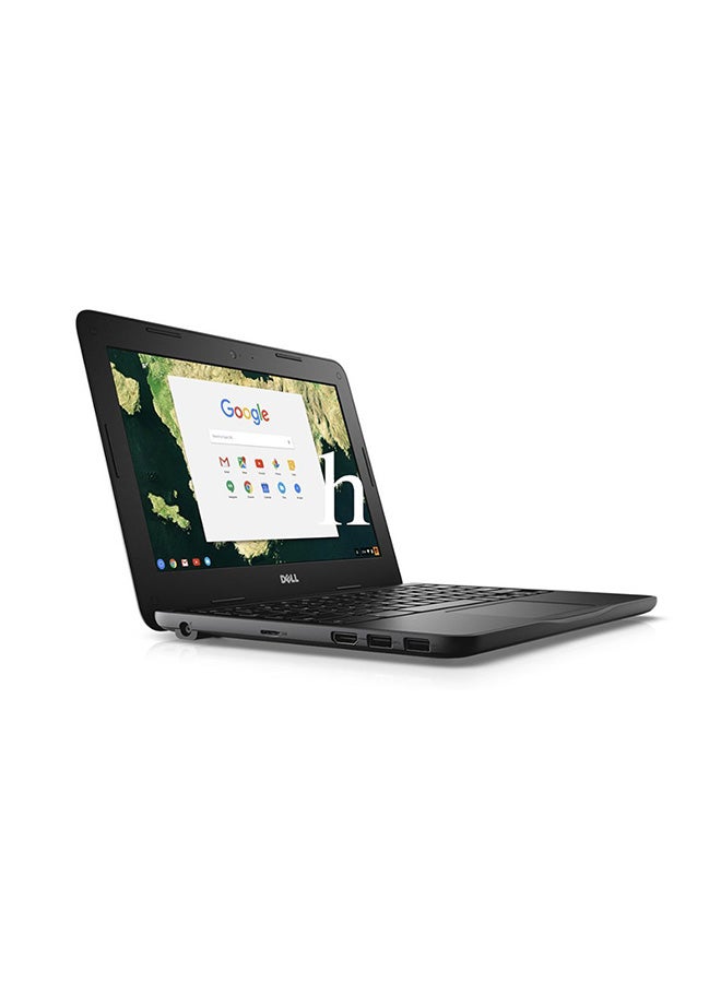 DELL - Renewed - Chromebook 11 3189 2NN30 Convertible Laptop With 11.6-inch IPS Touchscreen Display,Intel Celeron N3060@1.60Ghz Processor/4 GB RAM/32 GB SSD/Intel HD 400 Graphics English Black - Image 1