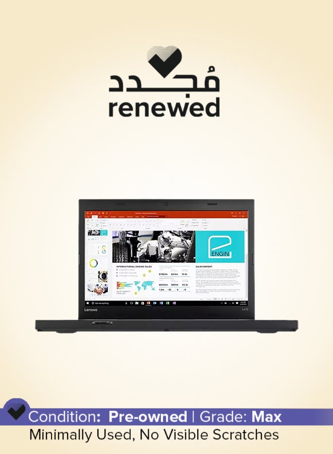 Lenovo Renewed - Thinkpad L480 Business Laptop With 14-Inch Display,Intel Core i5 Processor/8th Gen/8GB DDR4 RAM/512GB SSD Hard/Windows 10 Pro English Black - Image 1