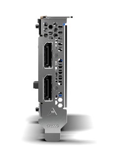 اي ام دي Radeon PRO W6400 Graphics Card, 4GB GDDR6 64-bit Memory, Up to 128 GB/s Memory Bandwidth, 768 Stream Processors, PCIe 4.0 Interface, 6nm RDNA 2 Architecture, 2x DisplayPort 1.4 | 100-506189 ‎Blue, Grey  - Image 2