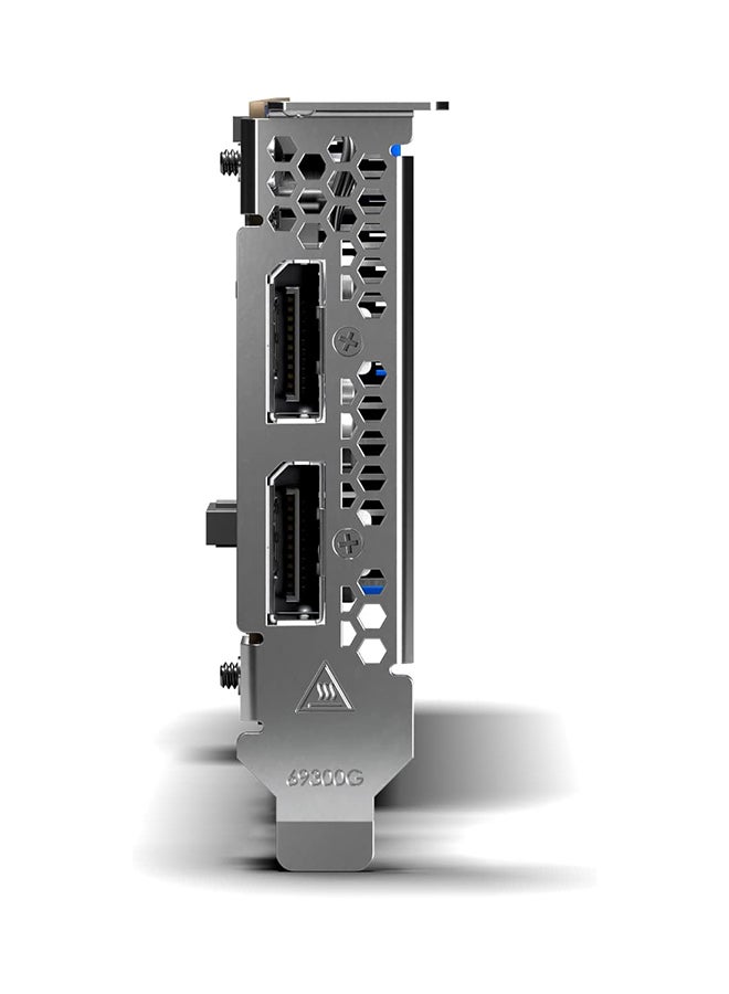 AMD - Radeon PRO W6400 Graphics Card, 4GB GDDR6 64-bit Memory, Up to 128 GB/s Memory Bandwidth, 768 Stream Processors, PCIe 4.0 Interface, 6nm RDNA 2 Architecture, 2x DisplayPort 1.4 | 100-506189 ‎Blue, Grey - Image 1