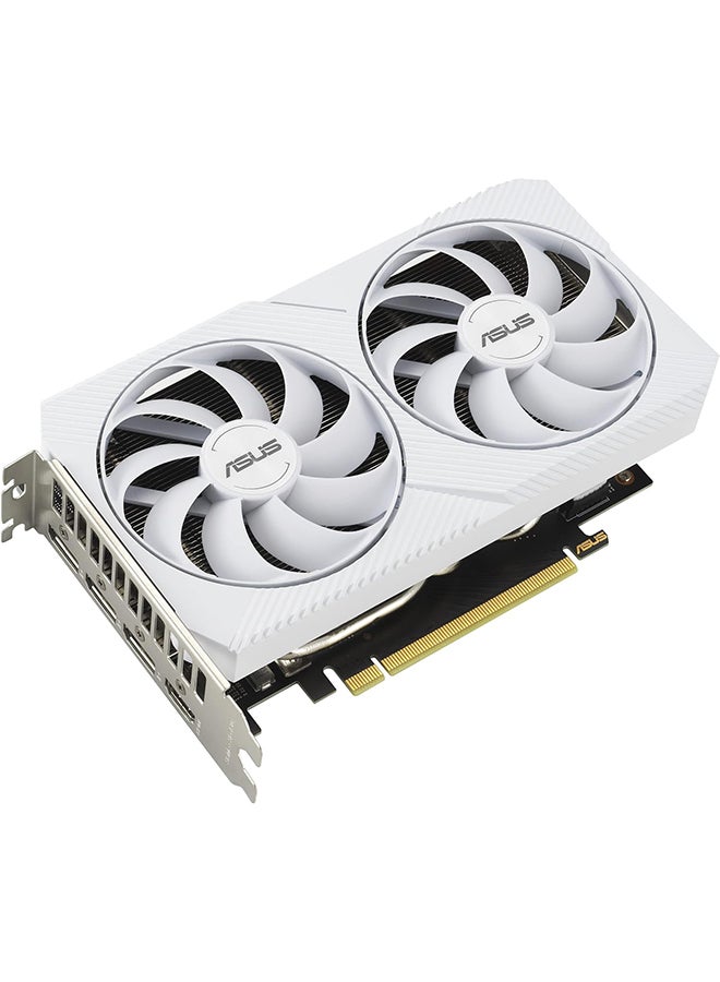 ASUS Dual GeForce RTX 3060 White OC Edition 8GB GDDR6 (PCIe 4.0, 8GB GDDR6, HDMI 2.1, DisplayPort 1.4a) White  - Image 5