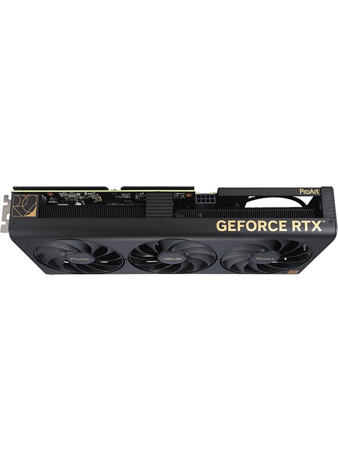 ASUS - ProArt GeForce RTX 4060 Ti OC Graphics Card, 16GB GDDR6 128-bit Memory, 2655 MHz Boost Clock, 18Gbps Memory Speed, 4352 CUDA, PCI E 4.0, 1* HDMI 2.1a / 3* DisplayPort 1.4a | 90YV0JH2-M0NA00 Black - Image 1