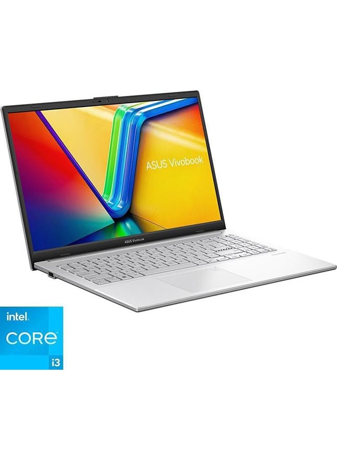 ASUS - Vivobook Go 15 (Upgraded Version) Laptop With 15.6-Inch Display, Core i3-N305 Processor/8GB RAM/256GB SSD/Intel UHD Graphics/Windows 11 Home English/Arabic Cool Silver - Image 1