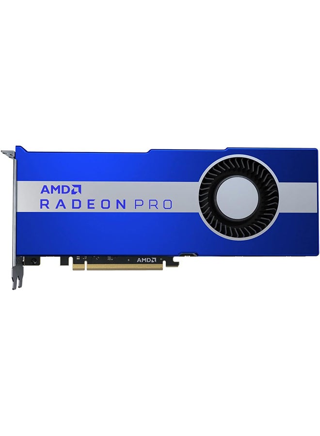 AMD Radeon Pro VII Graphics Card, 16GB of HBM2 4096-Bit Memory, 3840 Stream Processors, 1024 GB/s Memory Bandwidth, PCI Express 4.0 x16, 6 x Mini-DisplayPort 1.4 | 100-506163 Blue 