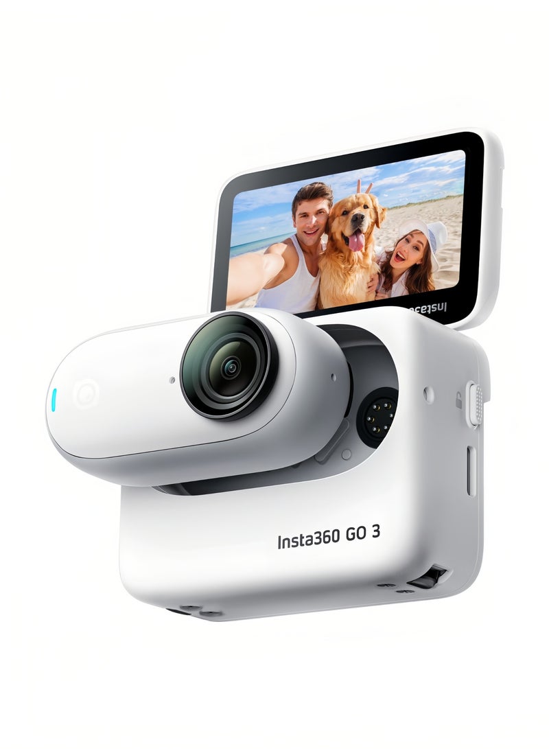 Insta360 - GO 3 (64Gb) – Small And Lightweight Action Camera, Portable And Versatile, Hands-Free POV, Mount Anywhere, Stabilization, Multifunctional Action Pod, Waterproof, For Travel, Sports, Vlog - Image 1
