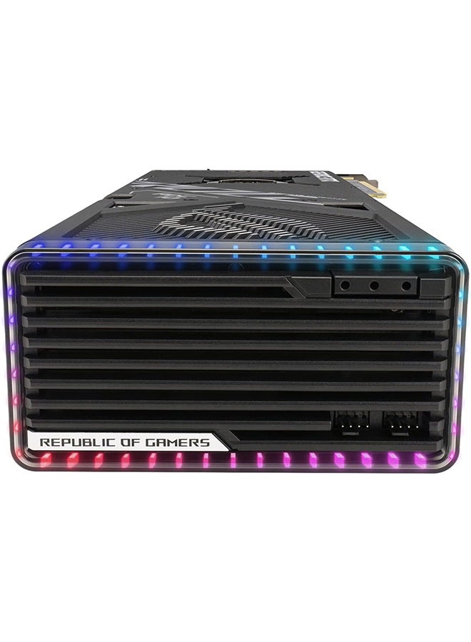 ASUS - ROG STRIX GAMING RTX 4090 OC Edition Graphics Card, 24GB GDDR6X 384bit Memory, 2610 MHz Engine Clock, 16384 CUDA Cores, 21Gbps Memory Speed, 3.5 Slot, PCI 4.0, OpenGL 4.6 | 90YV0ID0-M0NA00 Black - Image 1